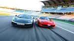 Ferrari 458 Italia, McLaren MP4-12C, Front