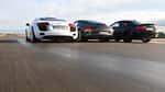 Audi R8, BMW M3, Porsche 911