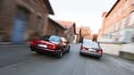 BMW 750 iL, Mercedes-Benz 600 SEL, Heckansicht