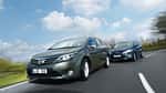 Ford Mondeo Turnier 2.0 TDCi, Toyota Avensis Combi 2.0 D-4D, Front