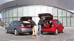 Mercedes B 200, Mercedes C 180, Heckklappe