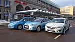 Elektroautos Nissan Leaf, Renault Fluence Z. E., Volvo C30 Electric