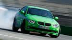 BMW Alpina B3 GT3, Frontansicht, Burnout