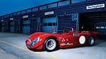 Alfa Romeo T33/3, Seitenansicht, Boxengasse
