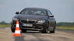 BMW 640d Gran Coupé, Frontansicht, Slalom