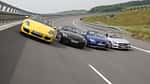 Audi TT Roadster, BMW Z4, Mercedes SLK, Porsche Boxster, Frontansicht