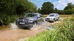 BMW X3 x-Drive 20d, Mercedes GLK 220 CDI Bluetec, Frontansicht