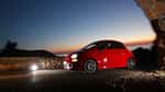 Fiat Abarth 695 Tributo Ferrari, Seitenansicht