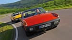 Porsche 914/4 und 914/6, Frontansicht