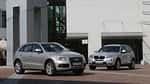 Audi Q5 2.0 TFSI Quattro, BMW X3 x-Drive 28i, Frontansicht