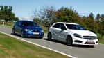 BMW 125i, Mercedes A 250 Sport, Heckansicht