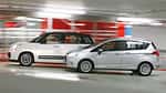 Fiat 500L 1.4 16V Pop Star, Ford B-Max 1.0 Ecoboost Titanium, Seitenansicht