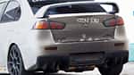 Gassner-Mitsubishi Evo hg500r, Heckansicht, Heckspoiler