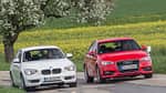 Audi A3 Sportback 1.6 TDI, BMW 114d, Frontansicht