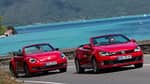 VW Beetle Cabrio, VW Golf Cabrio, Frontansicht