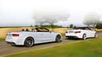 Audi RS 5, Mercedes E 500 Cabriolet, Seitenansicht