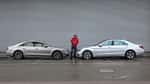 Audi A8, Mercedes S-Klasse, Seitenansicht