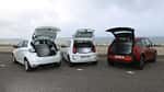 BMW i3, Renault Zoe, VW E-Up, Heckklappe