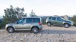Dacia Duster dCi 110 4x4, Skoda Yeti 2.0 TDI 4x4, Seitenansicht