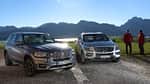 BMW X5 30d, Mercedes ML 350 Bluetec, Frontansicht