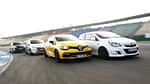 Opel Corsa OPC Nürburgring Edition Renault Clio R.S., Peugeot 208 GTi, Citroën DS3 Racing Edition 2013