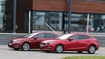 Seat Leon 2.0 TDI, Mazda 3 Skyaktiv D 150, Seitenansicht