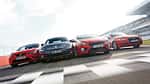 Audi A3 1.8 TFSI, Kia Procee’d GT, Seat Leon SC 1.8 TSI, VW Beetle 2.0 TSI, Frontansicht