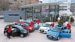 Chevrolet Spark, Fiat Panda, Hyunda i i10, Renault Twingo, VW Up, Testwagen