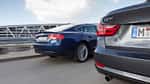 Audi A5 Sportback 2.0 TDI Quattro, BMW 320d GT xDrive, Heckansicht