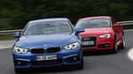 Audi A5 Sportback, BMW Vierer Gran Coupé, Frontansicht