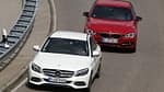 BMW 320d, Mercedes C 220 Bluetec, Frontansicht