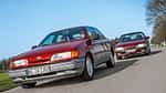Ford Scorpio 2.0i Ghia, Opel Omega 2.6i CD Diamant, Frontansicht