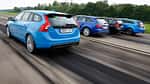 Audi Avant 3.0 TFSI, BMW 335i xDrive Touring, Opel Insignia Sports Tourer OPC, Volvo V60 Polestar