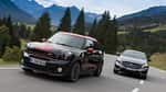 Mercedes GLA 250 4Matic, Mini Countryman JCW All4, Frontansicht