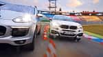 BMW X6 M50d, Porsche Cayenne S Diesel, Frontansicht