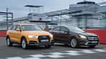 Audi Q3 2.0 TDI Quattro, Mercedes GLA 220 CDI 4Matic, Frontansicht