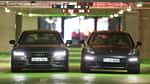 Audi A7 Sportback 3.0 TDI Quattro, Porsche Panamera Diesel, Frontansicht