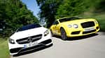 Bentley Continental GT V8 S, Mercedes S 63 AMG 4Matic Coupé