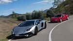 Alfa 4C, Lamborghini Aventador LP750  SV, Frontansicht