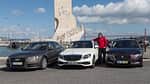 Audi A6 2.0 TDI Quattro, Mercedes E 220 d, Jaguar XF 20d
