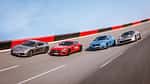 M4 Coupé, Chevrolet Corvette Stingray, Mercedes-AMG GT, Porsche 911 Carrera S