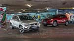 Mazda CX-5 2.0 G 165, Seat Ateca 1.4 TSI, Frontansicht