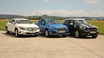 Audi Q2, Mercedes GLA, Mini Countryman, Frontansicht