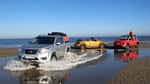 Strandautos, Strand, Impression
