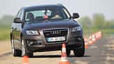Audi Q5 3.0 TDI Quattro, Frontansicht, Slalom