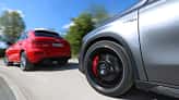 Audi RS Q3, Mercedes GLA 45 AMG, Ausfahrt