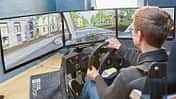 Fahrsimulator in der Fischer Academy
