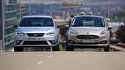 Ford Fiesta 1.0 Ecoboost Vignale, Seat Ibiza 1.0 EcoTSI Xcellence, Front