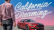 Ford Mustang Shelby GT350 auf dem Angeles Crest Highway