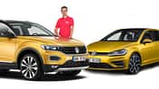 Vergleich VW T-Roc Golf Aufmacher